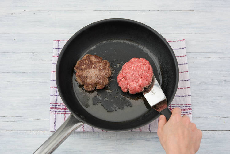 Cook the patties