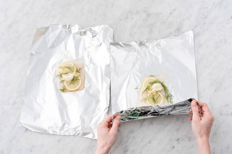 Make the foil envelopes