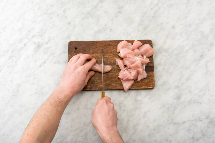 Prepare the chicken