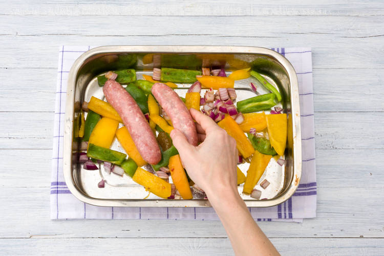 Place on a baking tray