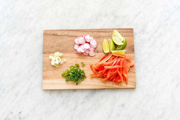 Prep the veggies