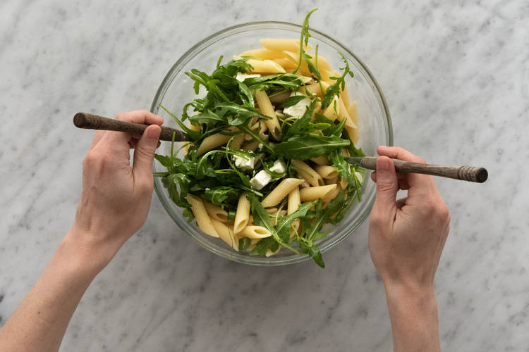 Penne unterheben