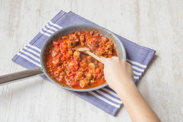 Simmer to thicken