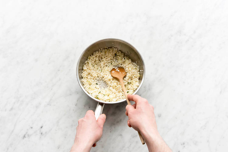 Add the rice