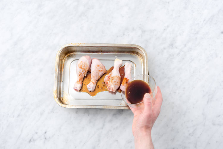 Marinate the chicken