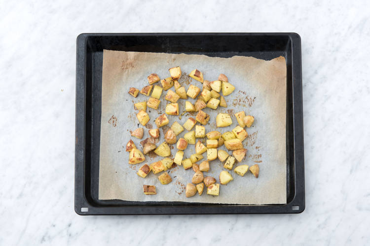 Roast on a baking tray