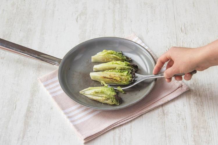 Char the baby gem lettuce