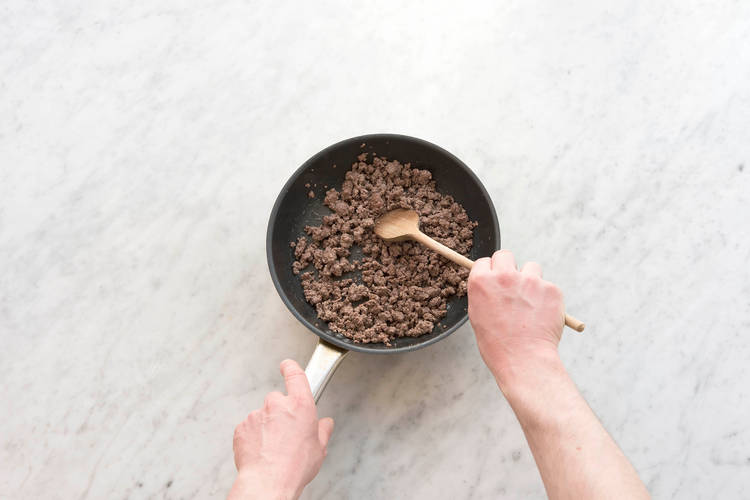 Brown the mince