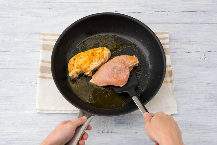Fry the chicken
