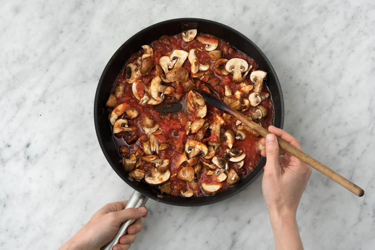 Simmer until thickened