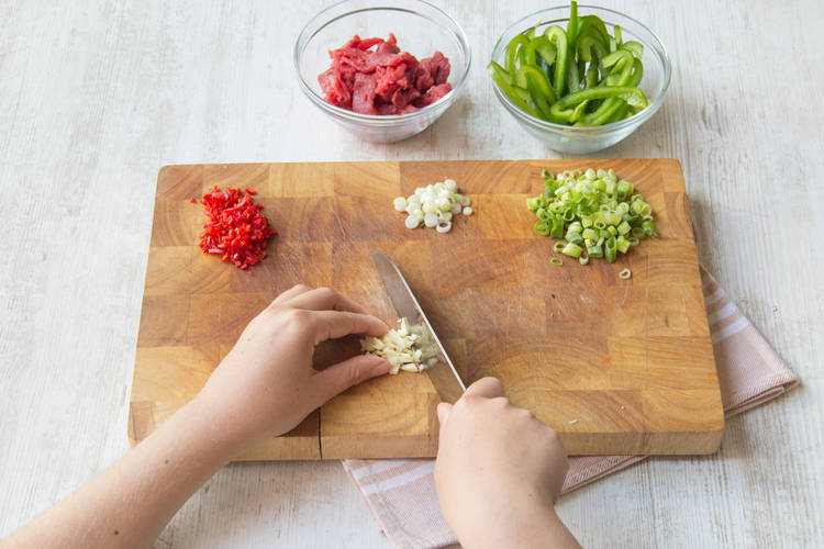 Prep the veg
