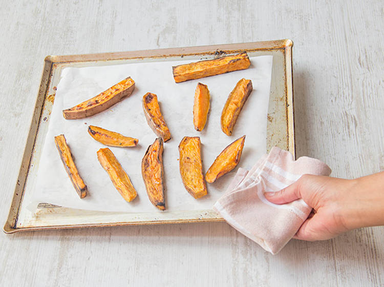 Cook the sweet potato
