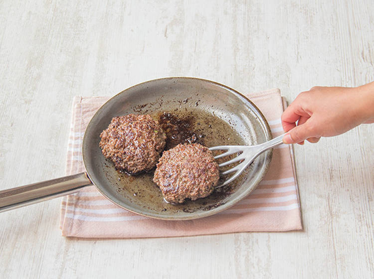 Cook the burgers