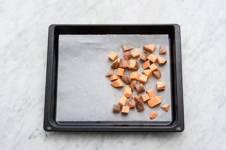 Roast on a baking tray