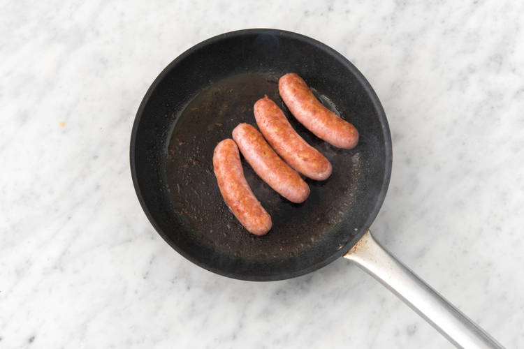 Bratwürste anbraten