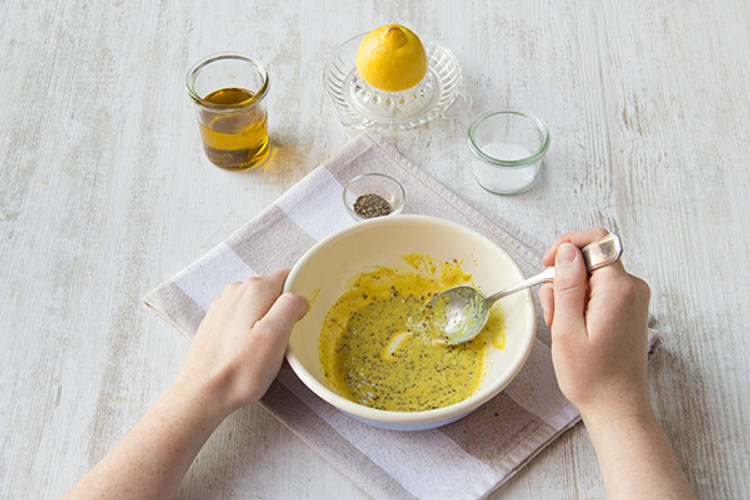 Mix the vinaigrette