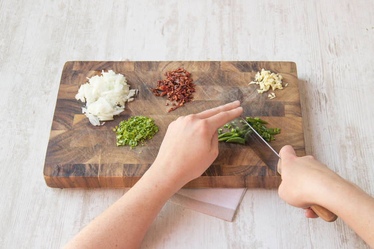 Prep the veg