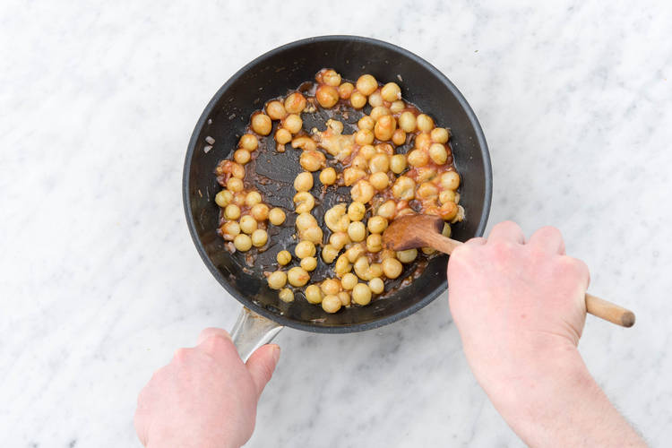 Cook the gooseberries