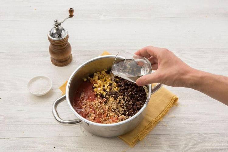 Cook the quinoa