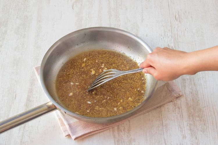 Make the honey-dijon sauce