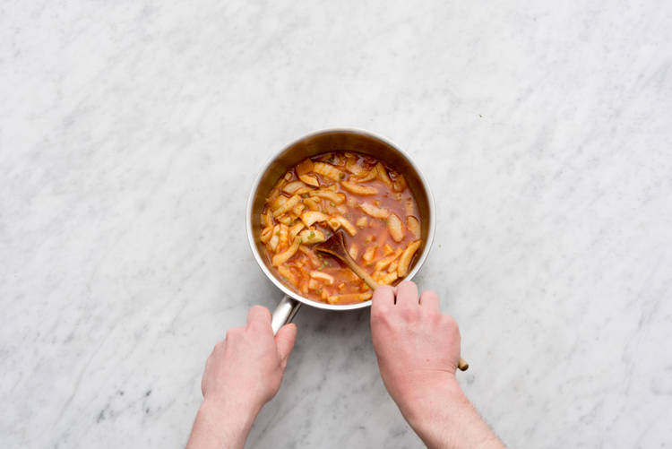Stir everything together