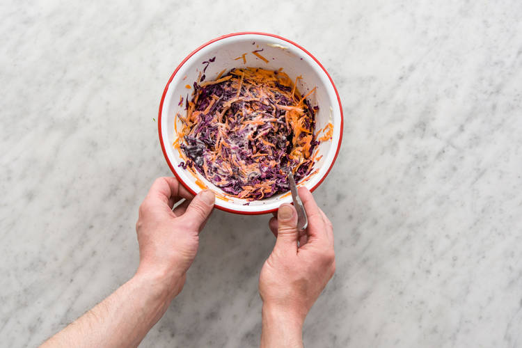 Mix the slaw