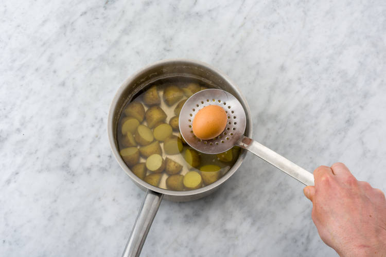 Add the egg
