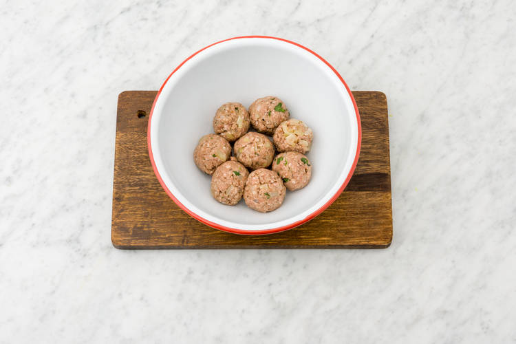Shape into meatballs
