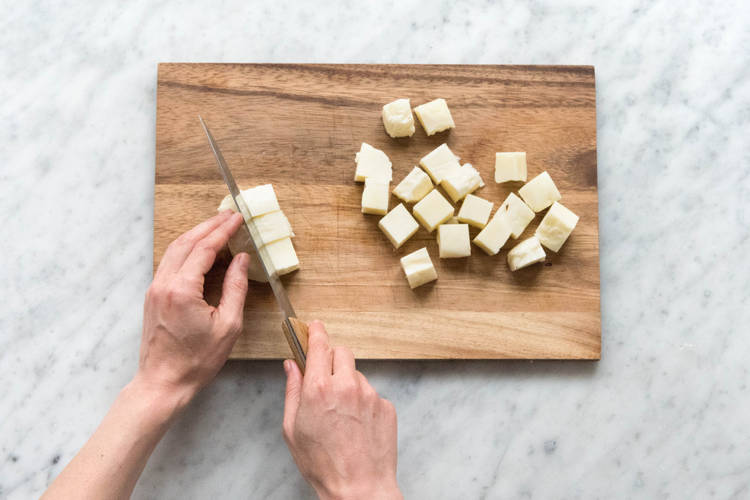 Halloumi würfeln