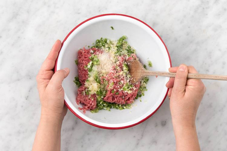 Make the meatballs