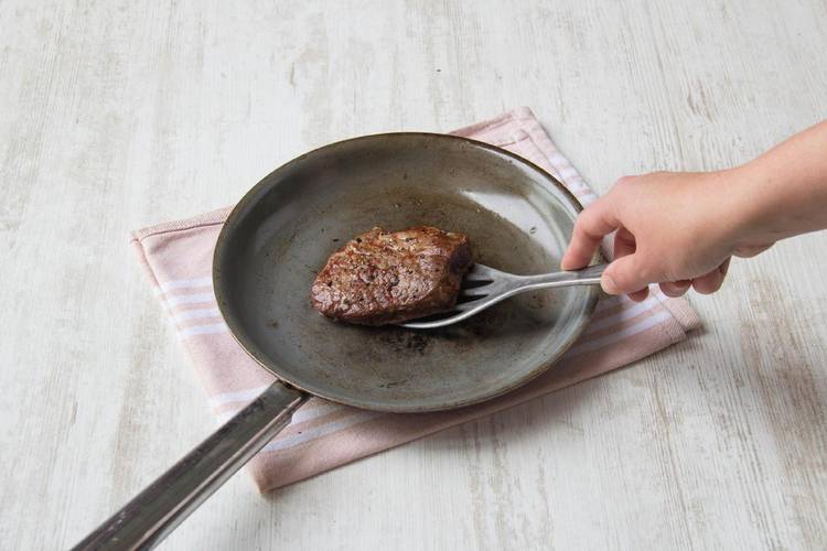 Cook the steak