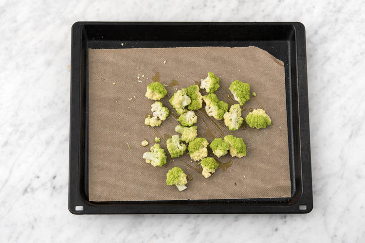 Coat in seasoning