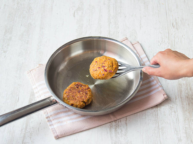 Cook the patties