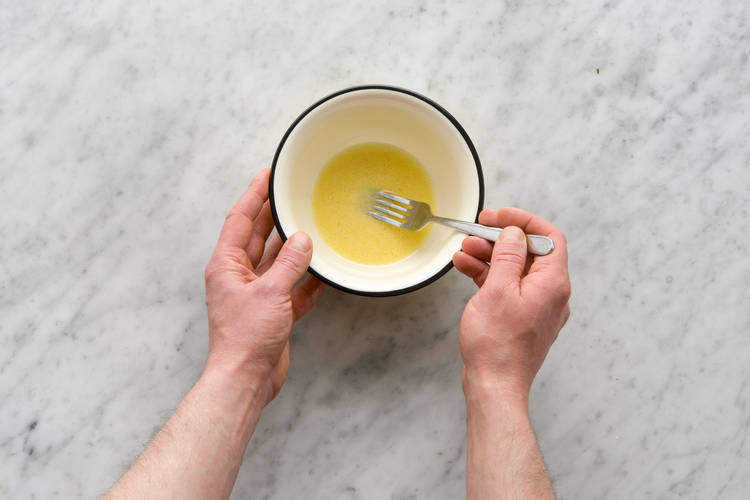 Mix the dressing