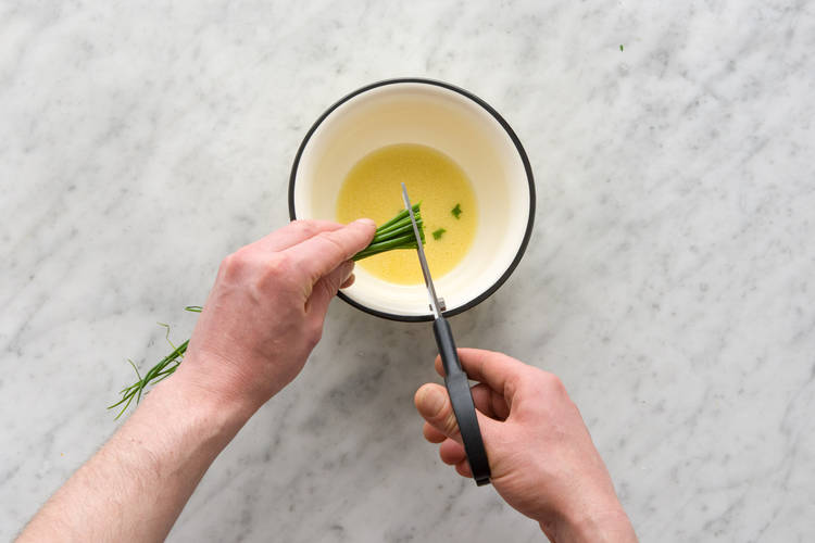 Snip in the chives