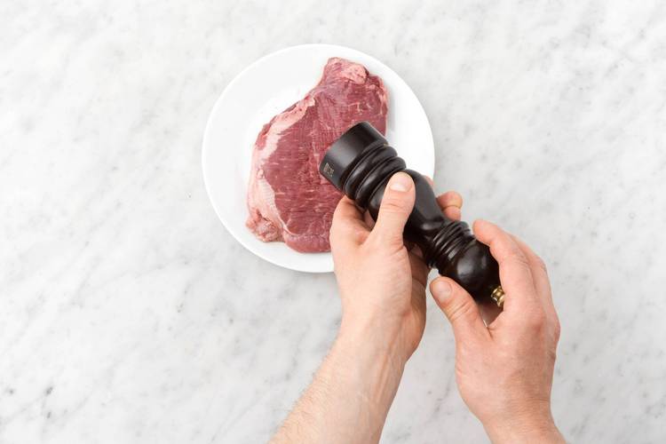 Cook the steak