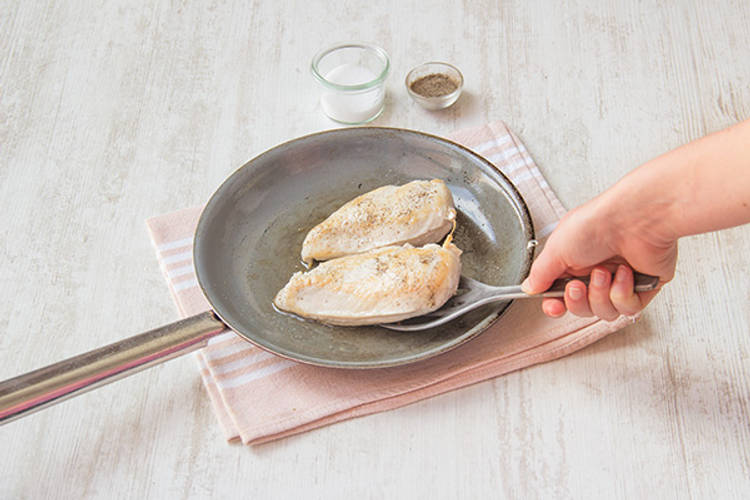 Cook the chicken