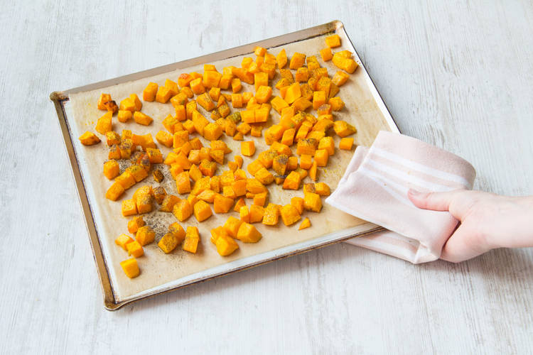 Bake the pumpkin