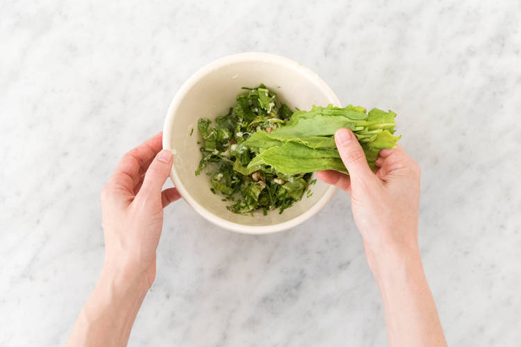 Pesto zubereiten