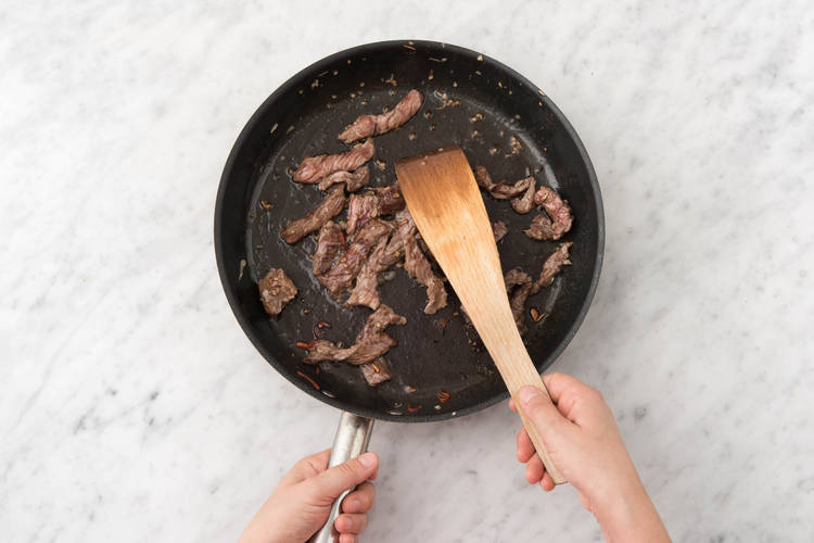 Cook the beef