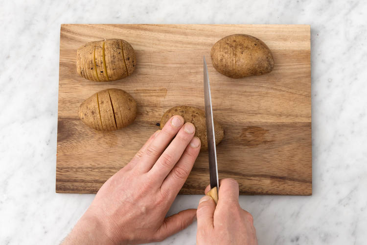 Prepare the potato