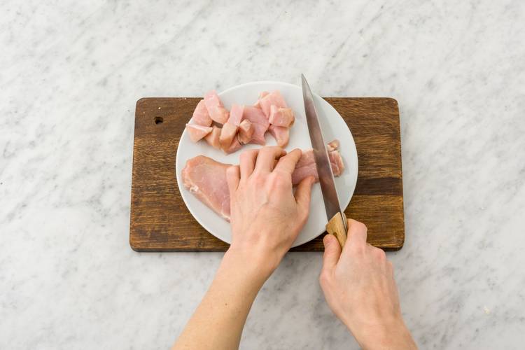 Cook the pork