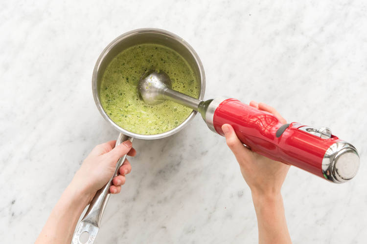 Zucchini  pürieren