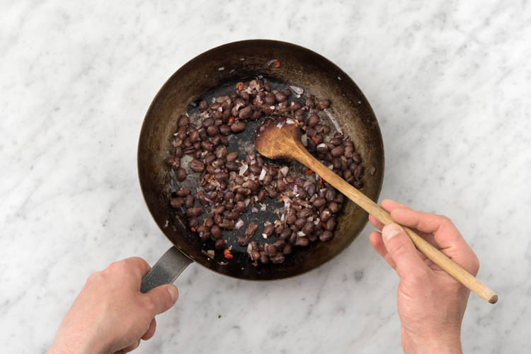 Add the black beans