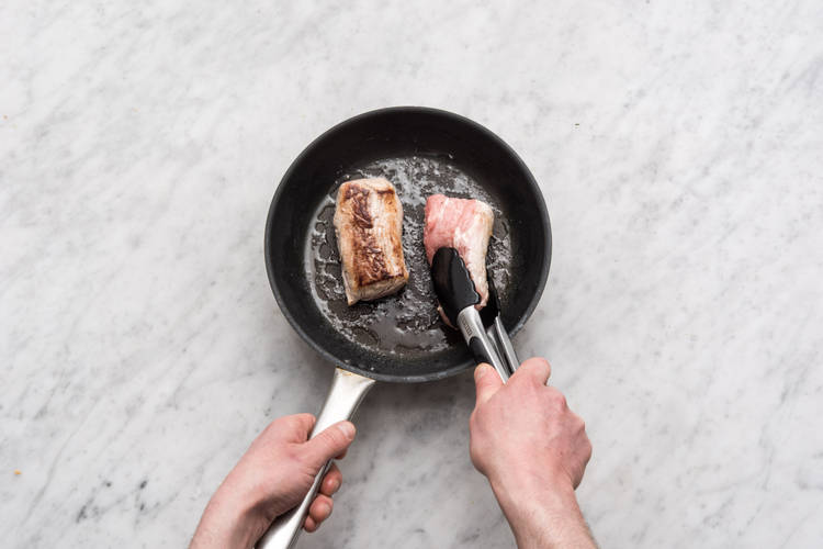 Seal the pork on all sides