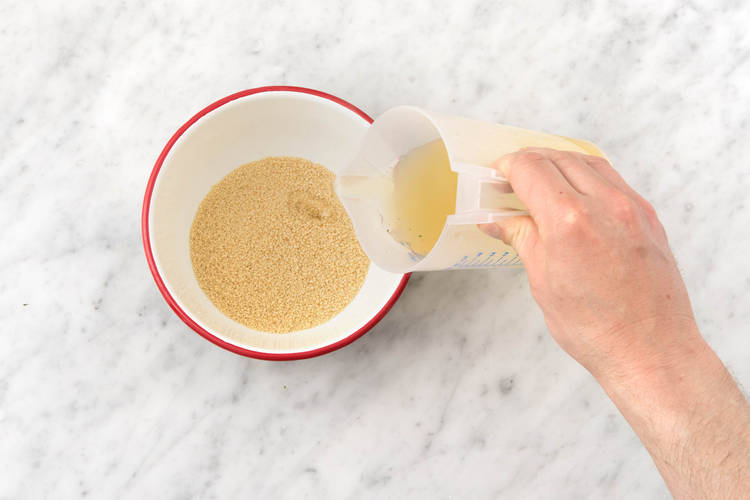 Cook the couscous
