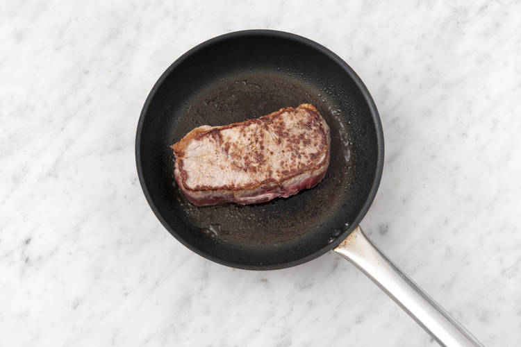 Cook the steak