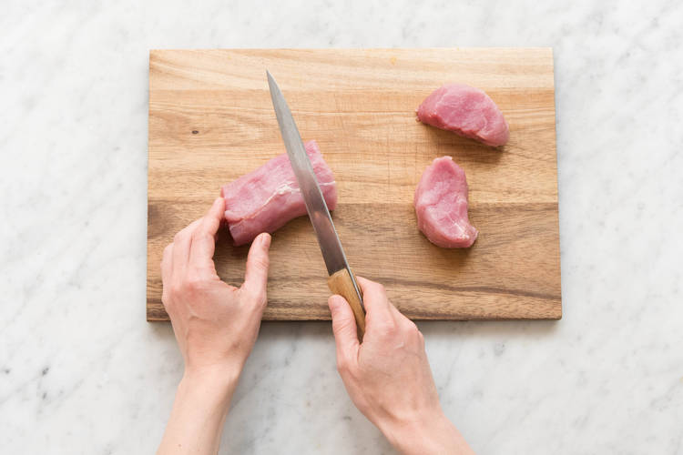 Schweinemedaillons vorbereiten