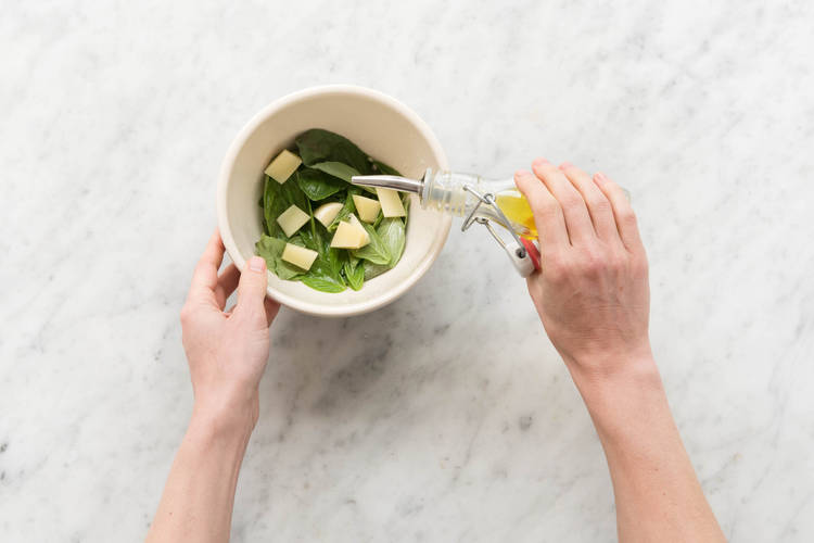 Pesto vorbereiten