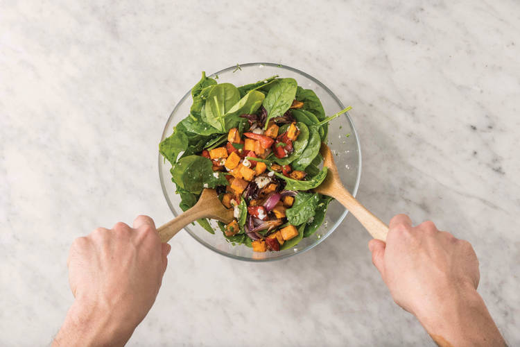 Make the roast vegetable medley